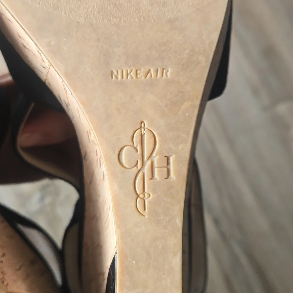 Cole Haan Irving Cork Wedge Open Toe Sandal